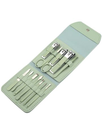 Nagelknipser-Set, 12-tlg. in Grün