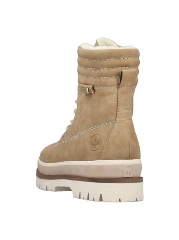 Schnürstiefel  in Beige