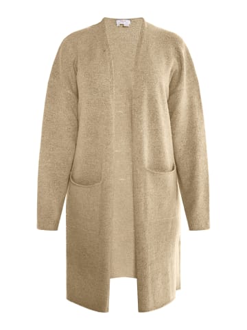 Damen Long Cardigan in Beige