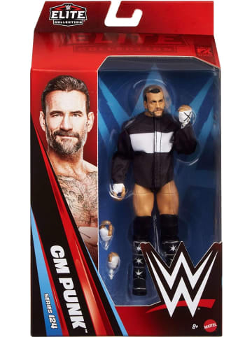 WWE Elite Actionfigur + Zubehör Serie #124 Set Punk JHT70 8+