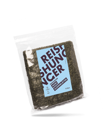 Sushi Algenblätter, Nori, Gold-Qualität, 10 Blätter/Packung (28g)