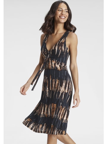 Jerseykleid in marine-bedruckt