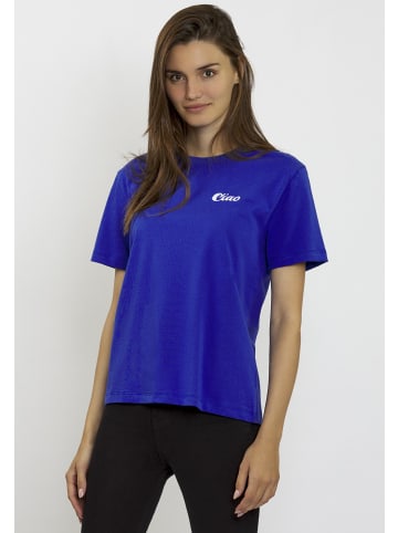 T-Shirt Ciao in Blau
