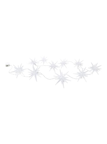 LED Lichterkette "3D-STERNE" in weiß - (L)165 cm x (B)10 cm x (H)10 cm