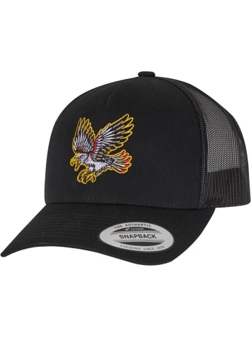 Cap "Bravery Eagle Trucker Cap 5-Panel Retro Trucker Cap" in Schwarz