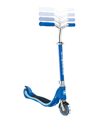 Scooter FLOW 125 LIGHTS Roller in dunkelblau, mit Leuchtrollen