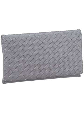 Clutch Clutch Piuma Weaving in Zinc
