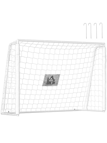 Fußballtor,186L x 62B x 123H cm,Weiß