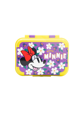 Disney Minnie Mouse Brotdose Kinder Lunchbox mit Deckel – Bruchsicher in Lila