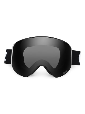 APEX Magnet-Ski-Snowboardbrille schwarz/silber in schwarz