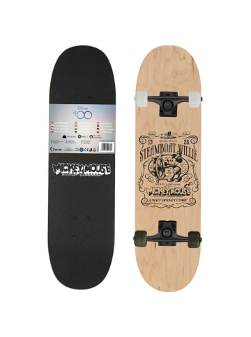 Disney Skateboard Perfekt für Gehwege & Parks 79x20x12 cm in Schwarz