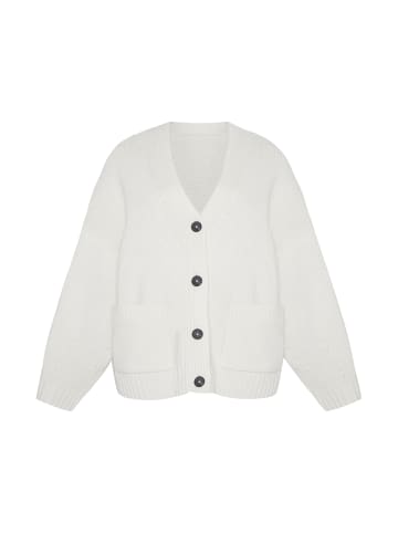 Oversized Cardigan Kaschmir-Woll-Gemisch in Champagne