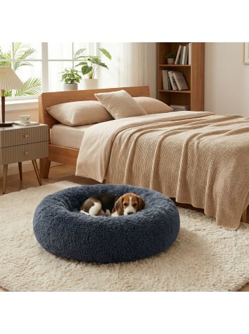 Hundebett Bobbee in Dunkelgrau - (H)20 x (D)70 cm