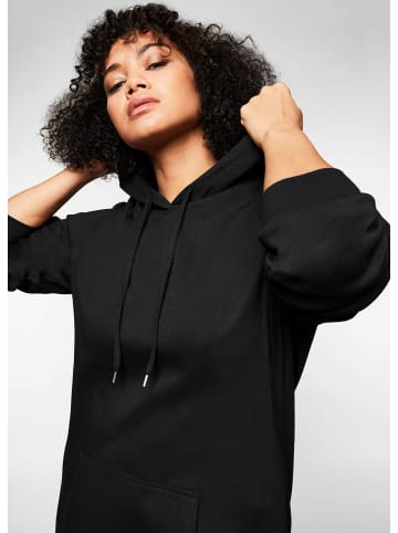Sweatkleid in schwarz