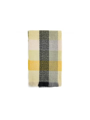 Damen-Schal mit Cashmere-Touch - Modeschal mit Karomuster 70x200 cm in Gelb
