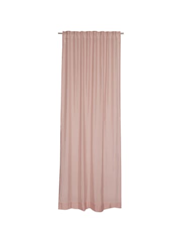 Halbtransparenter Schlaufenvorhang SOLID in Mauve