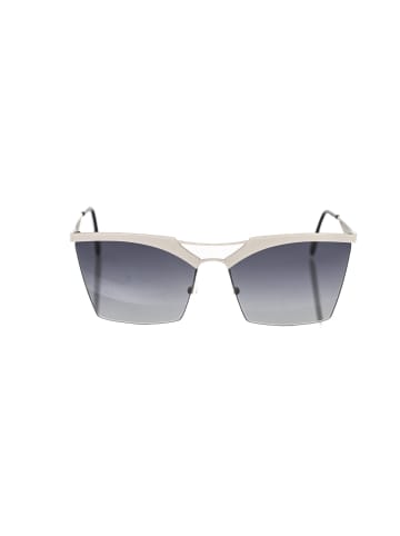 Silber Metallic Damen Sonnenbrille