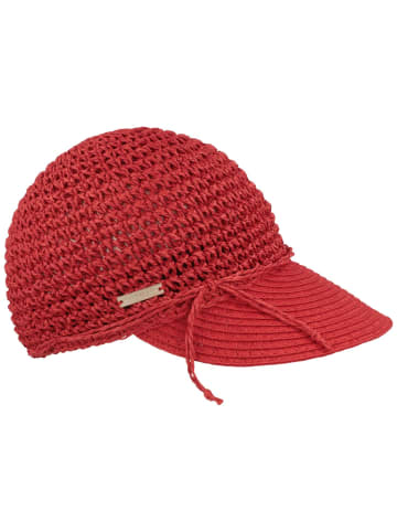 Strohhut in rot