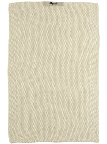 Geschirr Handtuch Mynte gestrickt in latte