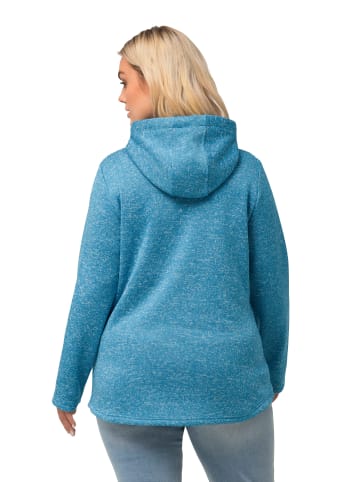 Sweatjacke in aqua