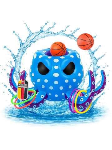Wasser Basketball KRAKI Ringwurfspiel in Blau
