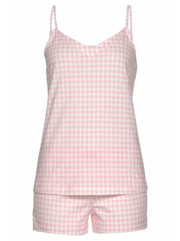 Shorty in rosa-weiß