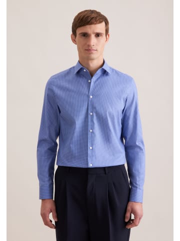 Business Hemd Slim in Mittelblau