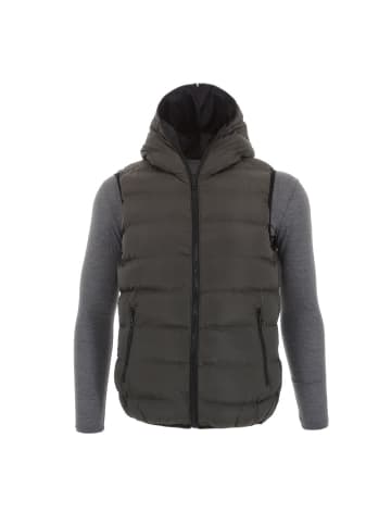 Jacke in Olive und Schwarz