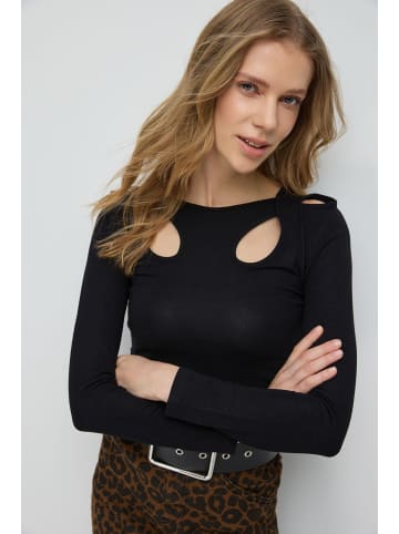 Blouse in Schwarz