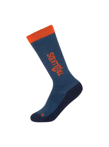 Skisocken in nordic blue