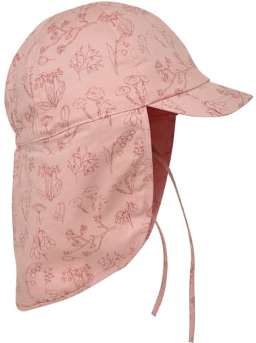 Kinder Hut "Sun hat w. string" in Rosa