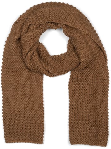 Strickschal in Braun