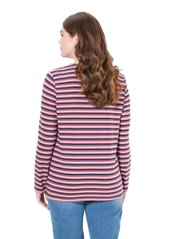 Langarmshirt in himbeere