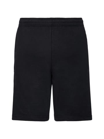 Sweat Unisex-Freizeithose, kurz in schwarz