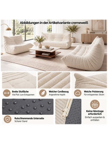 Sofa-Garnitur R34, Dunkelgrau