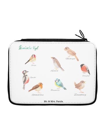 Federmappe Heimische Vögel mit Spruch in Schwarz