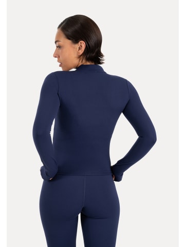 Jacke Half Zip Naveya in Dunkelblau