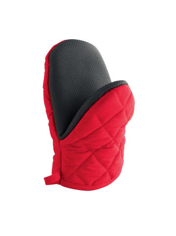 Ofenhandschuh mit Neoprengriff in Rot, 24,5 x 14,5 cm