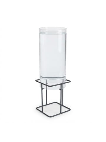 Fischsäule in Transparent/ Grau - (H)41 x Ø 20 cm