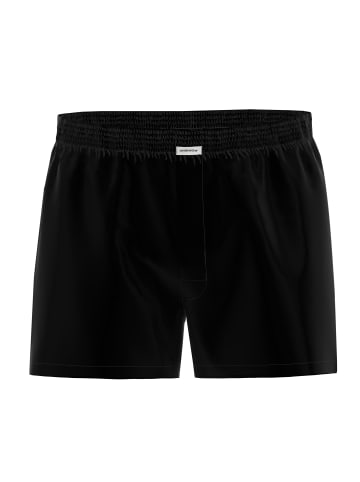 Web-Boxershorts 4er Pack in Schwarz/Blau