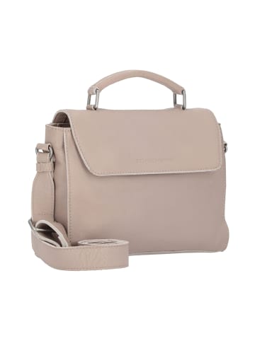 Bromont Handtasche Leder 25 cm beige