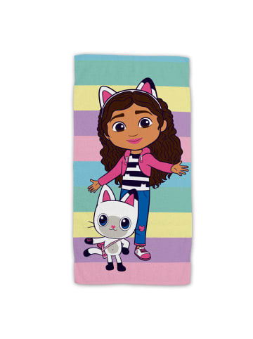 Gabby´s Dollhouse Baumwolle Strandtuch Frottee Badetuch  Premium in Mehrfarbig