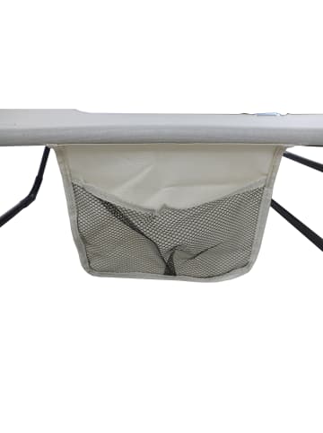 Sonnenliege Liegestuhl Gartenliege Dach Bindox L in Creme