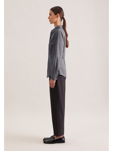 Hemdbluse Slim in Grau