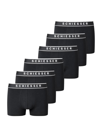 Boxershort 6er Pack in Schwarz