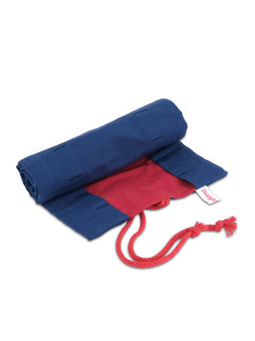 12er Rollmäppchen für Wachsmalstifte und Blöckchen. in blaubeere/kirsche