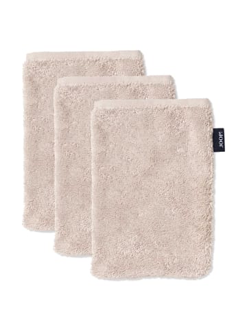 Waschlappen 3er Pack in Creme