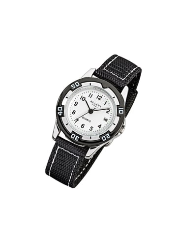 Analog-Armbanduhr Regent Kinderuhren schwarz klein (ca. 29mm)