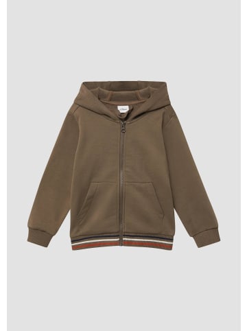 Sweatshirt Jacke  in  8917_braun