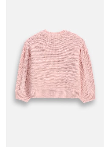 Strickpullover in gedämpftes Rosa